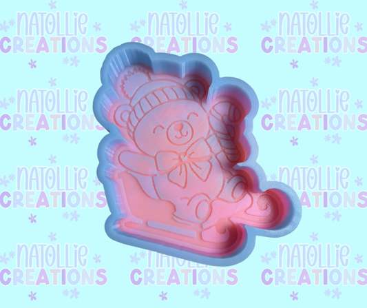 Sleigh Bear Freshie Silicone Mold