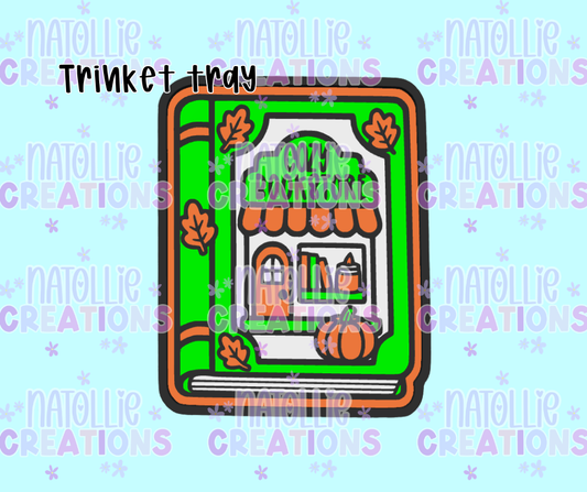 Cozy Bookstore Trinket Tray
