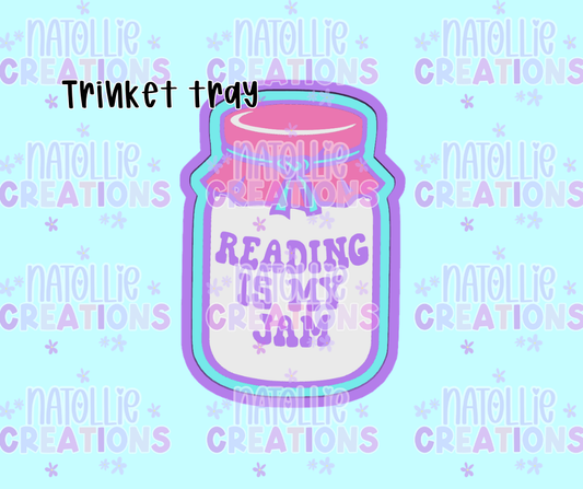 Reading Is My Jam Trinket Tray