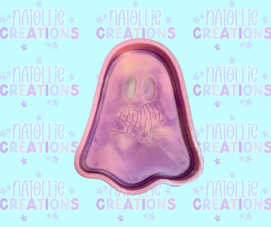 Ghost W/ Concha Freshie Silicone Mold