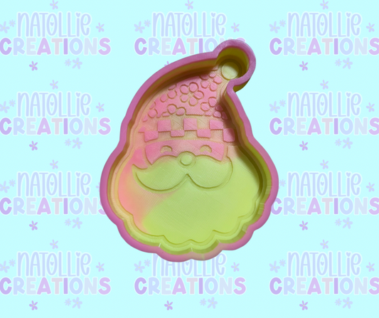 Floral Santa Freshie Silicone Mold