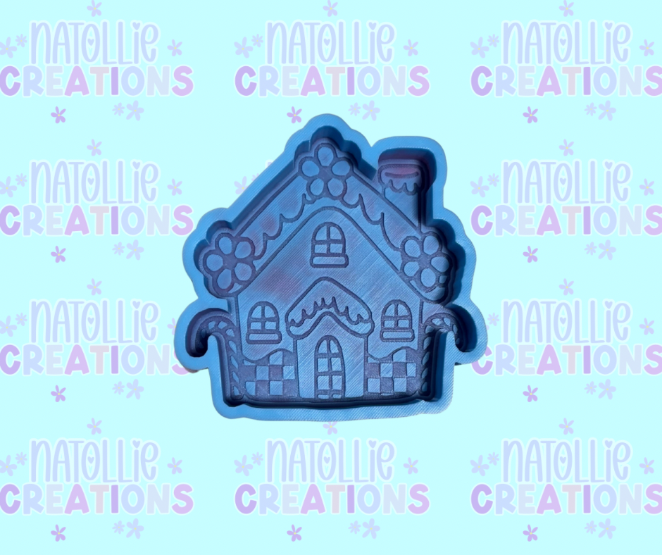 Groovy Gingerbread House Freshie Silicone Mold