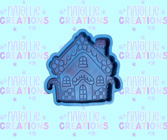 Groovy Gingerbread House Freshie Silicone Mold