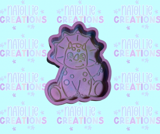 Triceratops Freshie Silicone Mold
