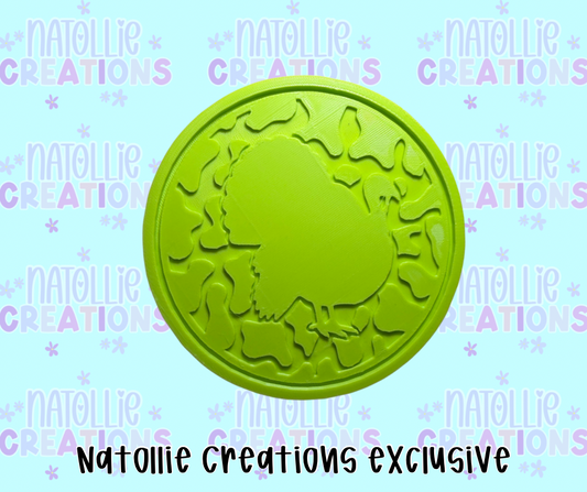 Checkered Turkey Insert Freshie Silicone Mold