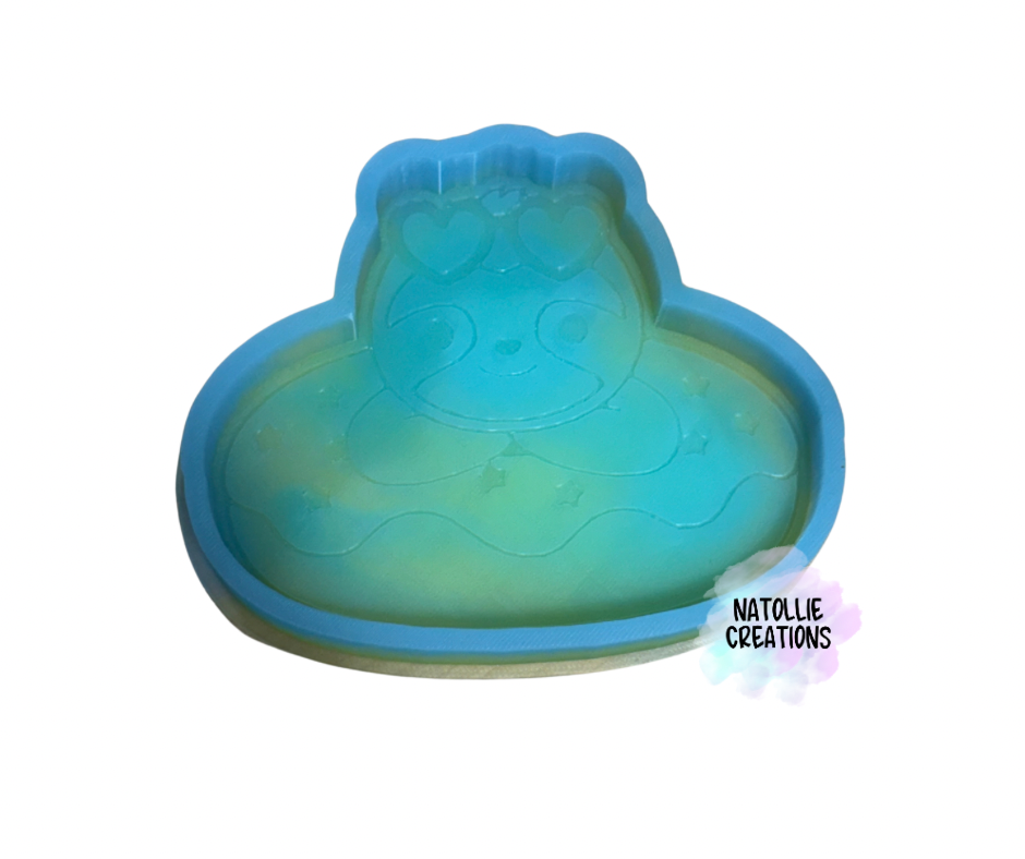 Sloth In Donut Floatie Freshie Silicone Mold