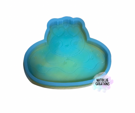 Sloth In Donut Floatie Freshie Silicone Mold