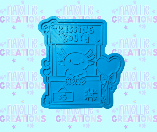 Axolotl Kissing Booth Insert Freshie Silicone Mold