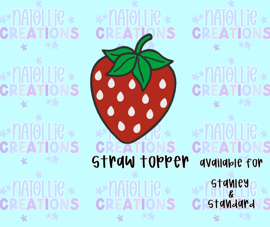 Strawberry Straw Topper