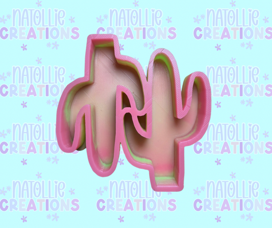 Blank Cactus Vent Clip Freshie Silicone Mold