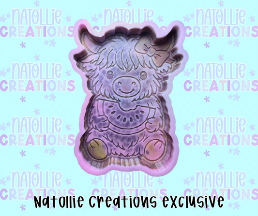 Watermelon Highland Freshie Silicone Mold