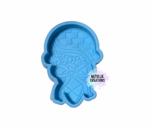 Retro Ice Cream Cone Freshie Silicone Mold