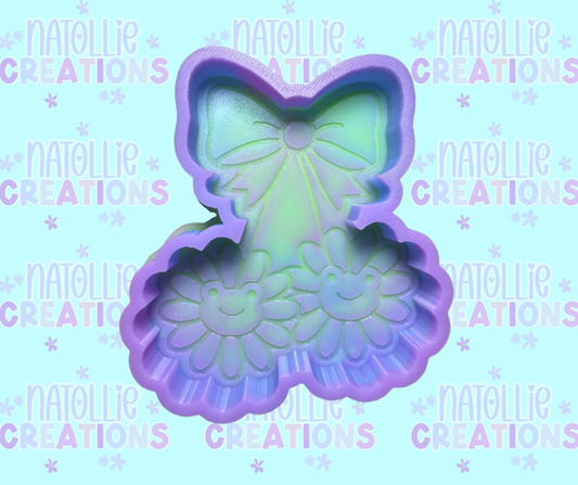 Frog Daisy Cherry Freshie Silicone Mold