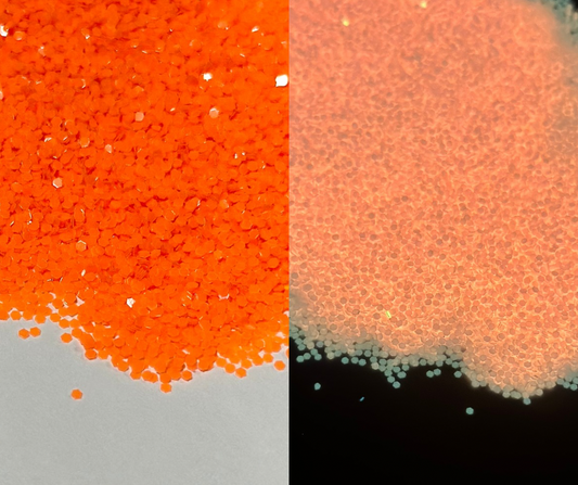 Orange Crush Medium Glow In The Dark Glitter