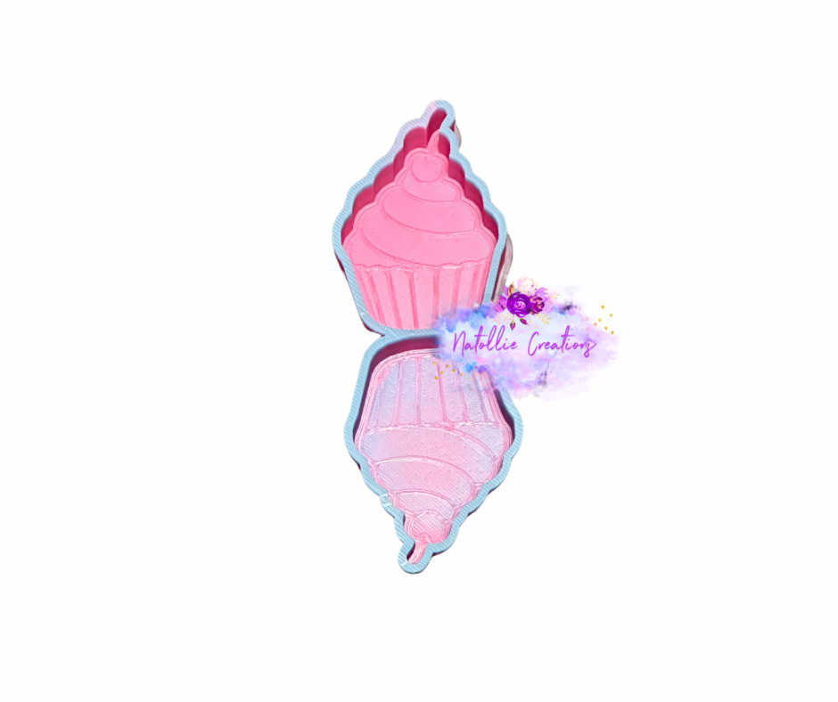 Cupcake Vent Clip Freshie Silicone Mold