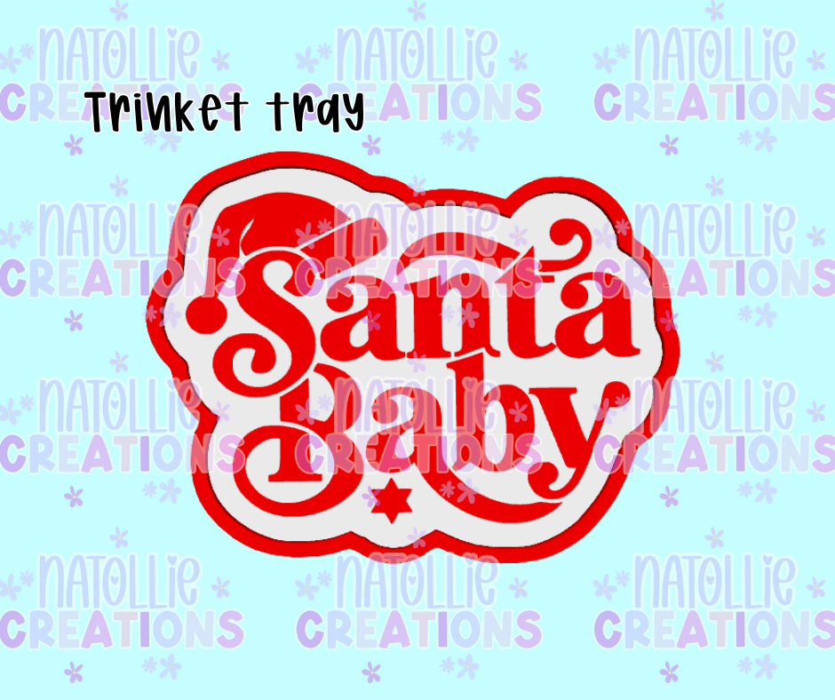 Santa Baby Trinket Tray
