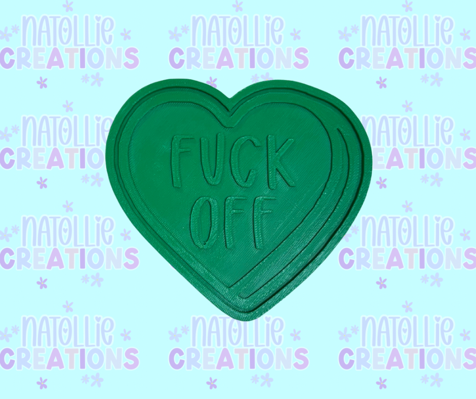 Conversation Heart + Inserts Freshie Silicone Mold