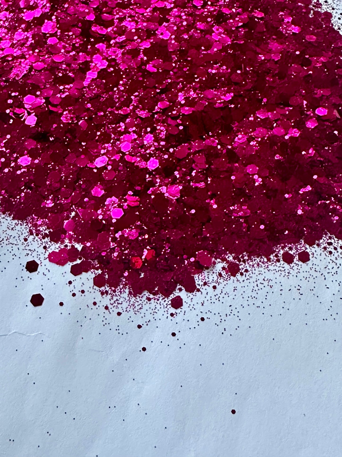 Raspberry Rave Chunky Mix Glitter