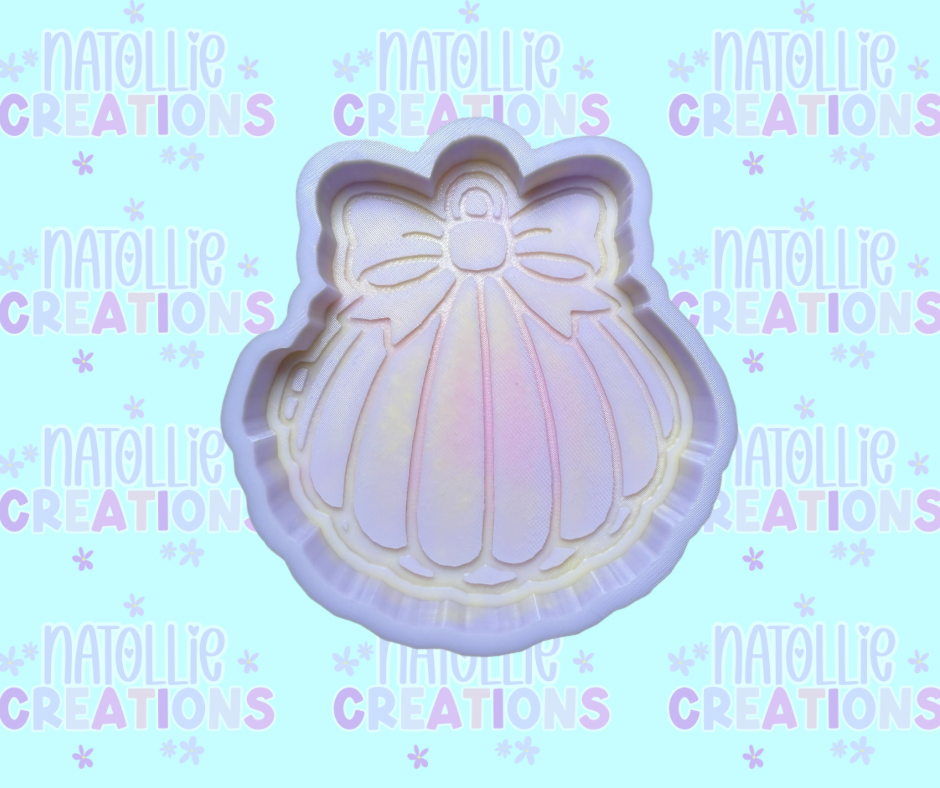 Seashell Locket Freshie Silicone Mold