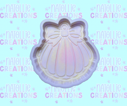 Seashell Locket Freshie Silicone Mold