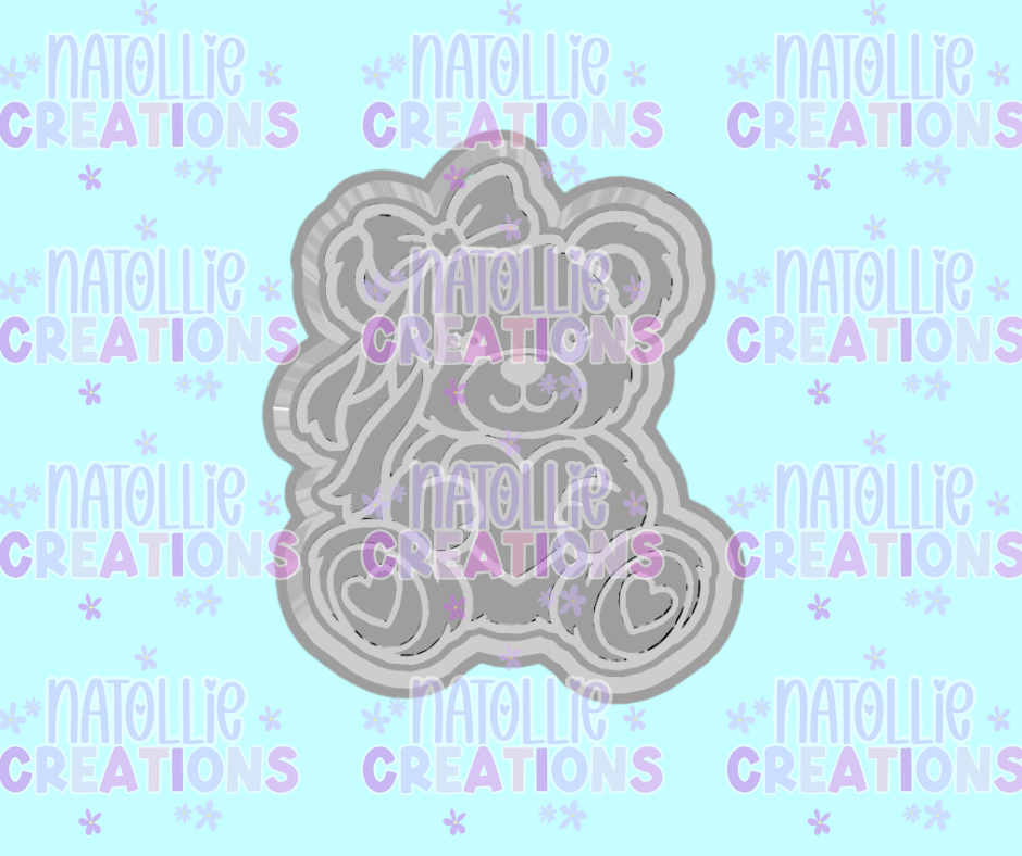 Vday Bear Freshie Silicone Mold
