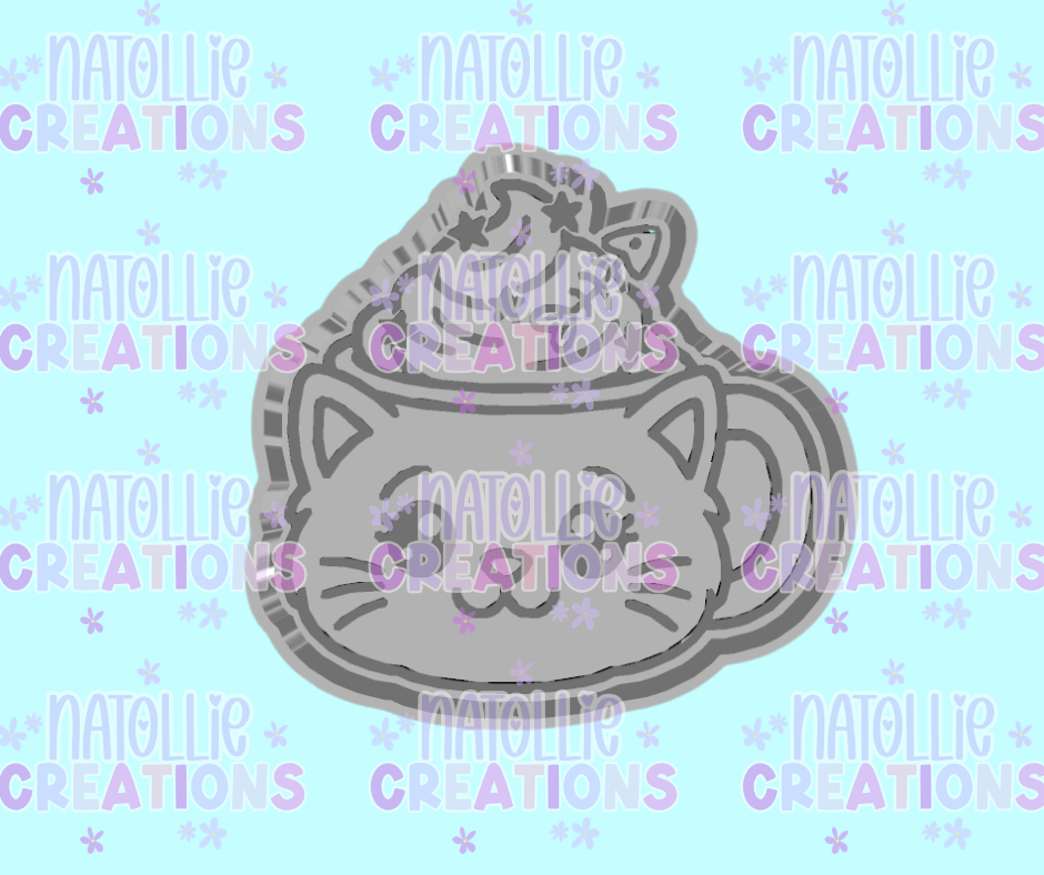 Cat Mug Freshie Silicone Mold