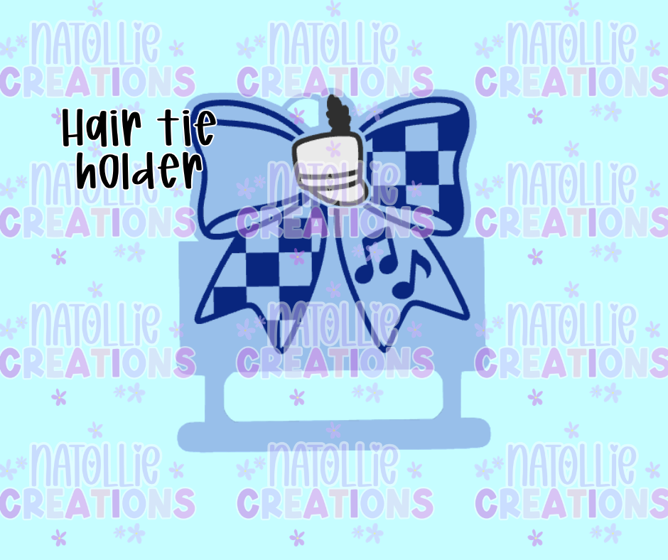 Marching Band Bow Hair Tie Holder