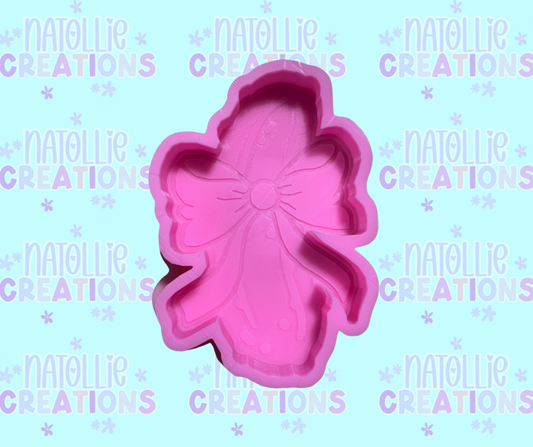 Pickle W/ Bow Freshie Silicone Mold