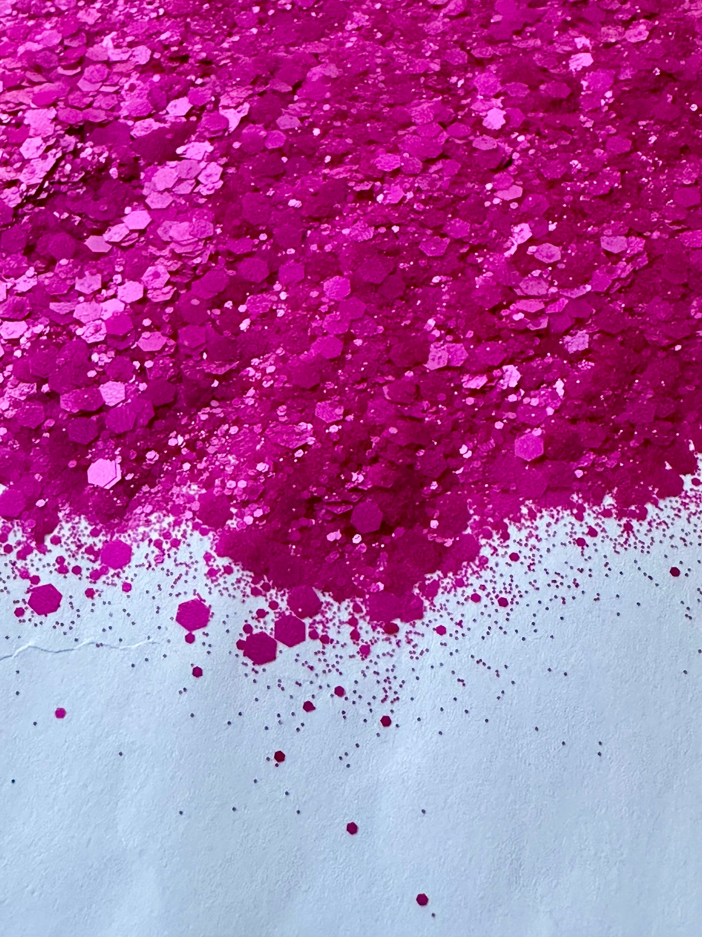 Fuchsia Frenzy Matte Chunky Mix Glitter