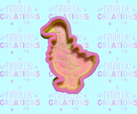 Goose W/ Christmas Lights Freshie Silicone Mold