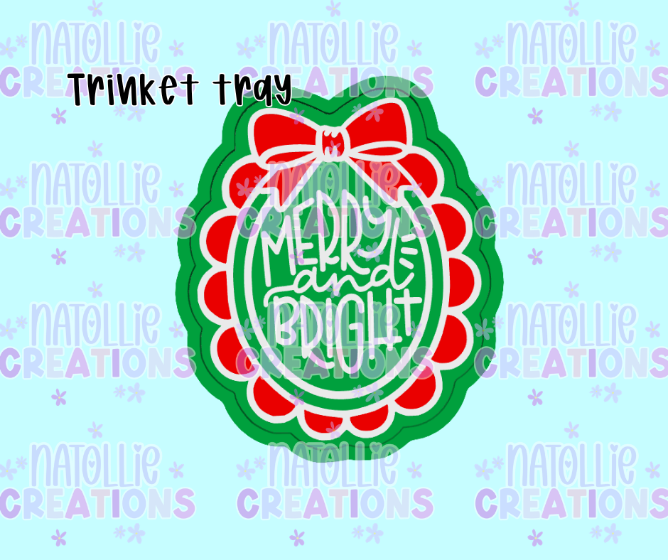 Merry & Bright Trinket Tray