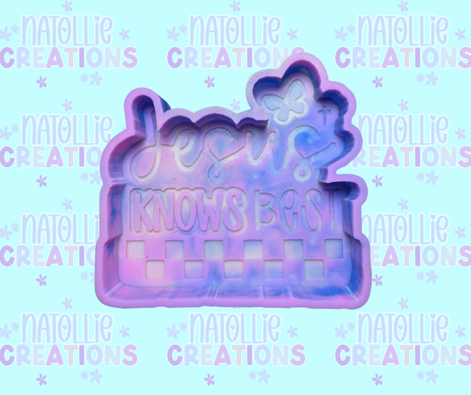 Jesus Knows Best Freshie Silicone Mold