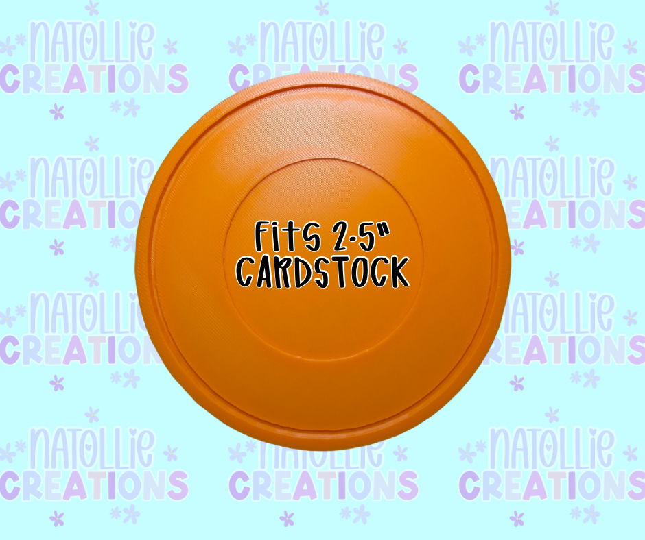 Round Inset Insert Freshie Silicone Mold