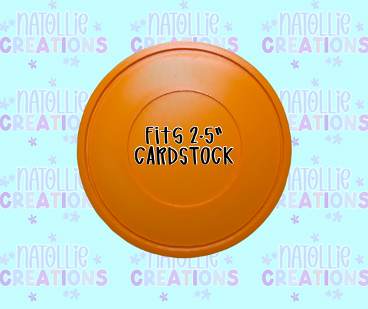 Round Inset Insert Freshie Silicone Mold