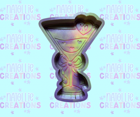 XO Martini Freshie Silicone Mold