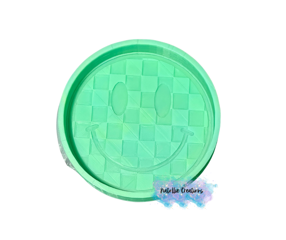 Checkered Smile Freshie Silicone Mold