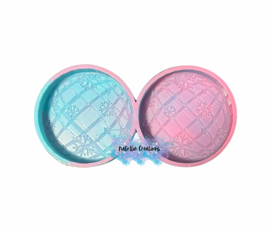 Snowflake Disco Vent Clip Freshie Silicone Mold