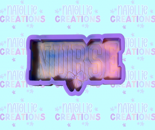 Nurse W/ Bow Freshie Silicone Mold