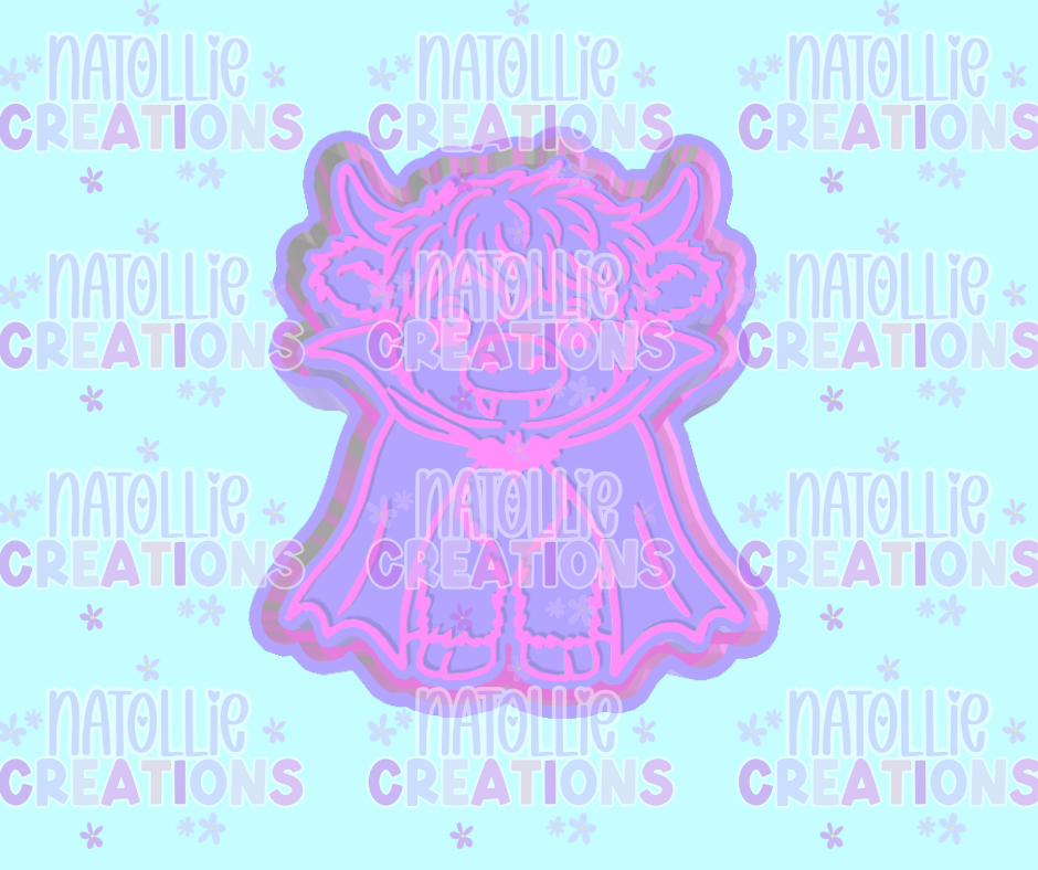 Vampire Highland Freshie Silicone Mold