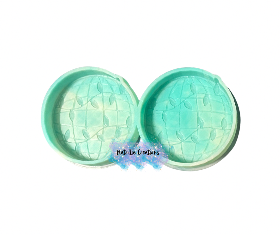 Disco W/ Christmas Lights Vent Clip Freshie Silicone Mold