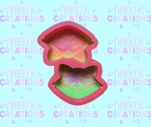 Raccoon Vent Clip Freshie Silicone Mold