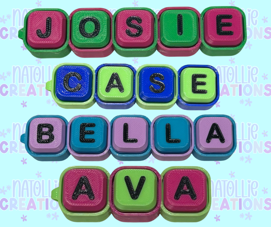 Clicker Name Keychain