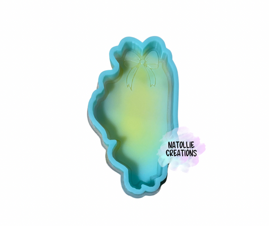 Illinois W/ Bow Freshie Silicone Mold