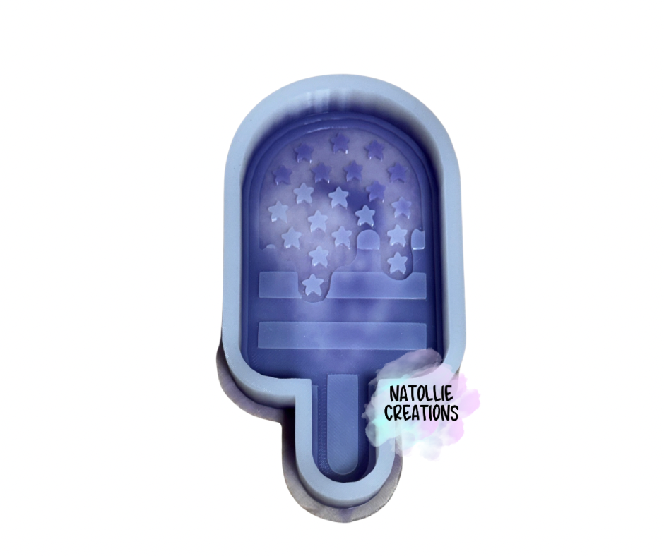 Star Drip Popsicle Freshie Silicone Mold