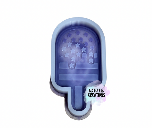 Star Drip Popsicle Freshie Silicone Mold