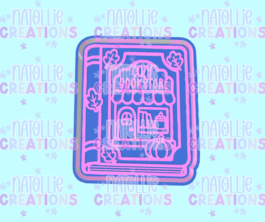 Cozy Fall Bookstore Freshie Silicone Mold