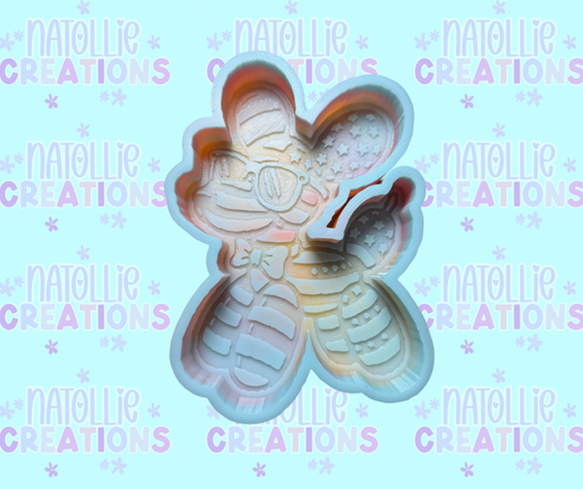 Patriotic Balloon Dog Freshie Silicone Mold