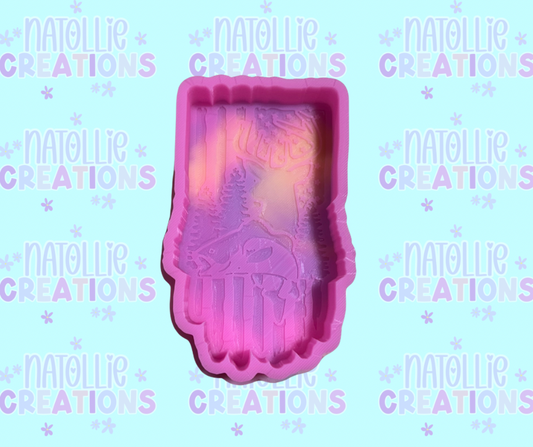 Deer Flag Freshie Silicone Mold