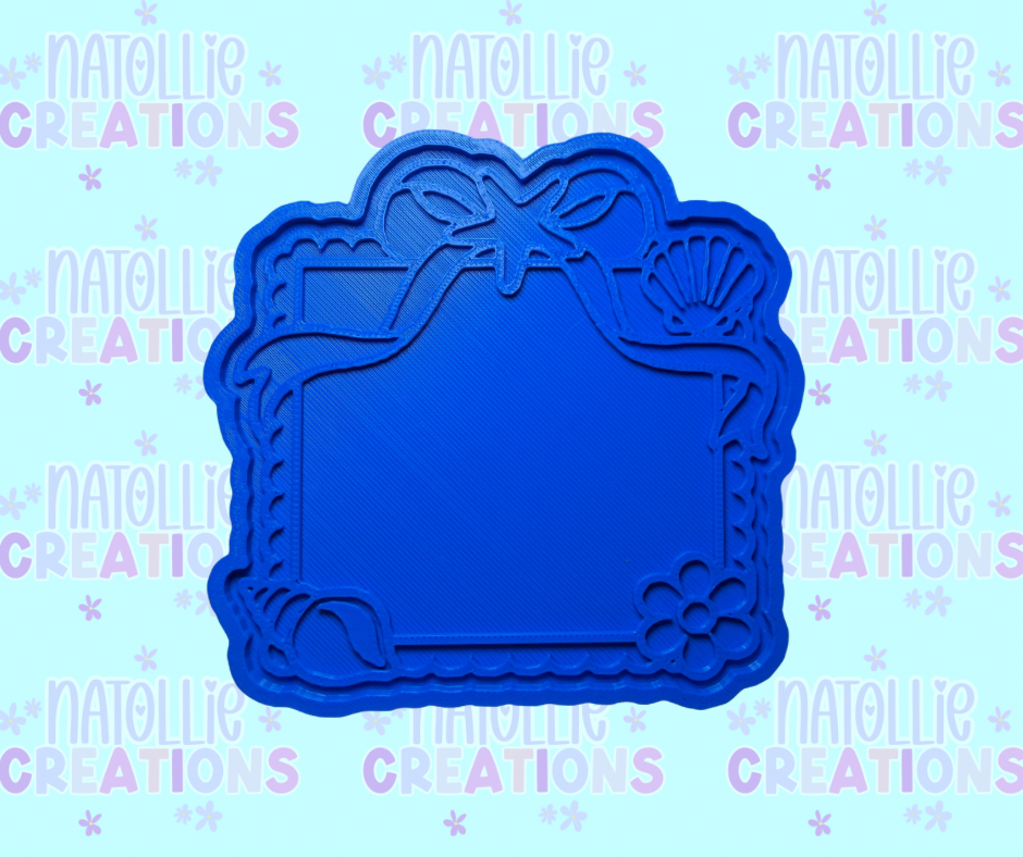 Beach Frame Insert Freshie Silicone Mold