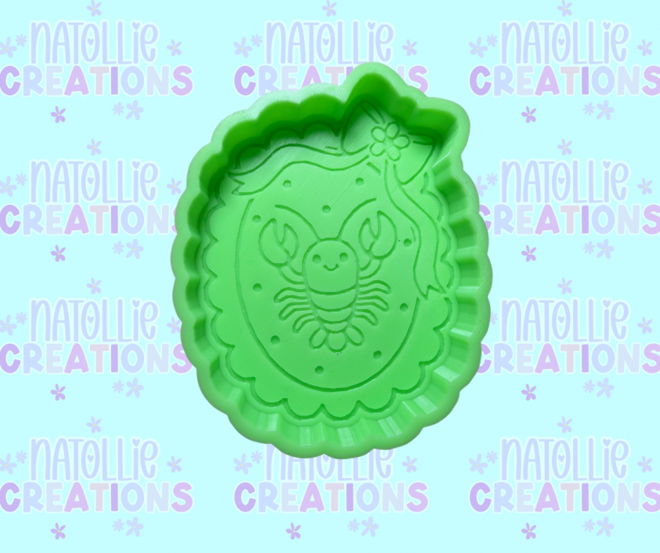 Scallop Crawfish Freshie Silicone Mold